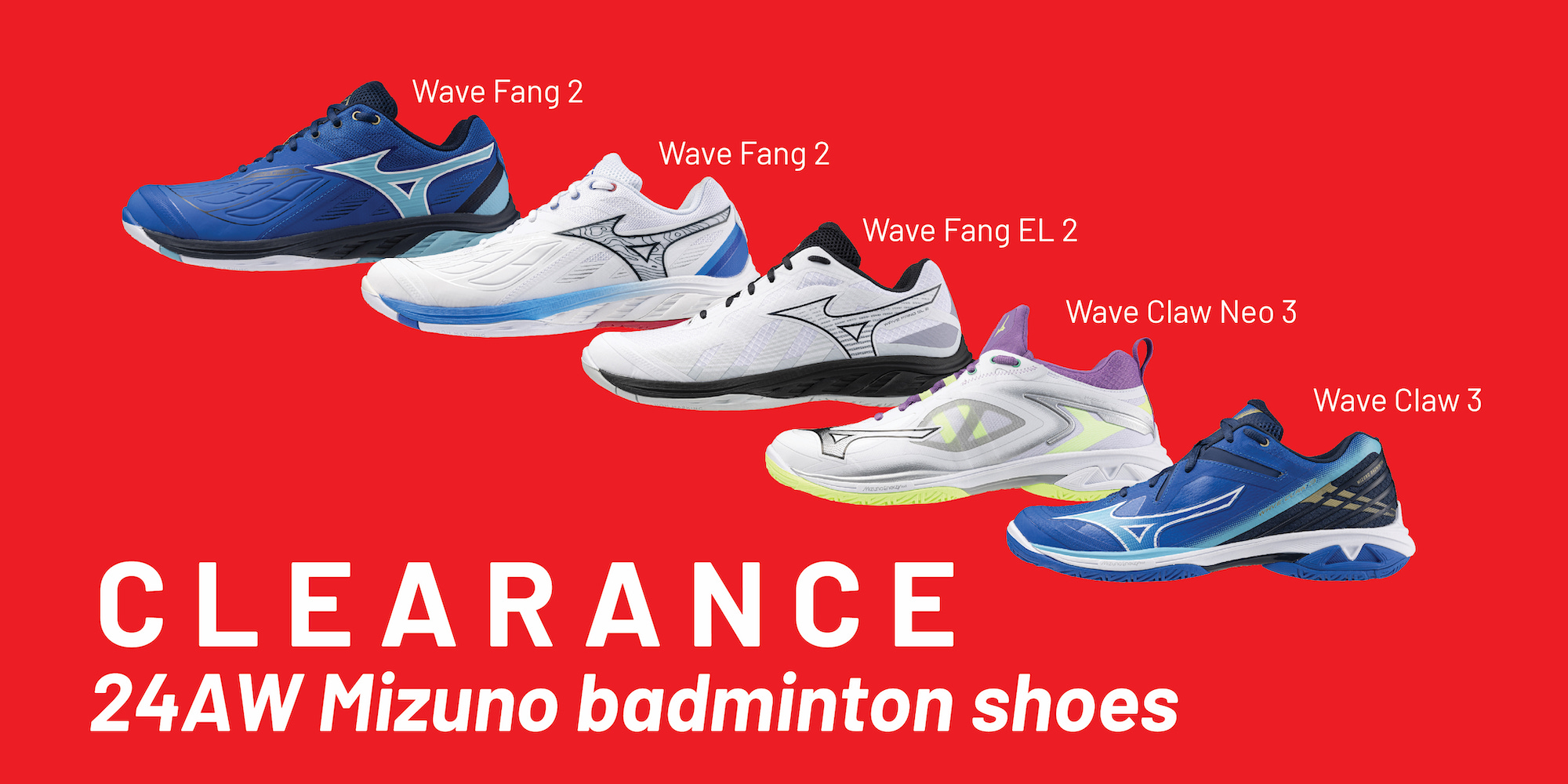 Clearance Mizuno 24AW Badminton Shoes