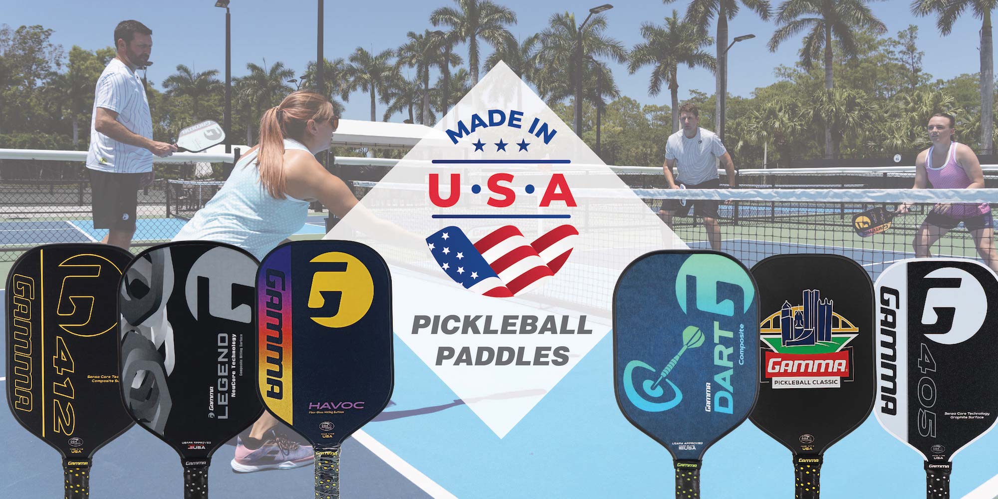 GAMMA Made in USA Pickleball Paddles