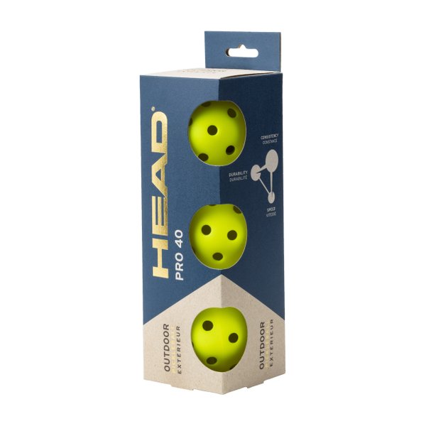 PRO 40 Outdoor Pickleball Ball (3 Balls)