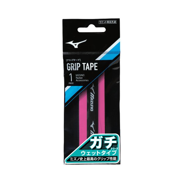 GACHI Wet Type Over Grip (Pink) (1pc/pack Grip Tape)