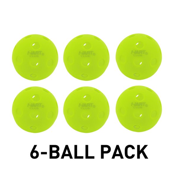 CLUB Indoor Pickleball (6 Balls)