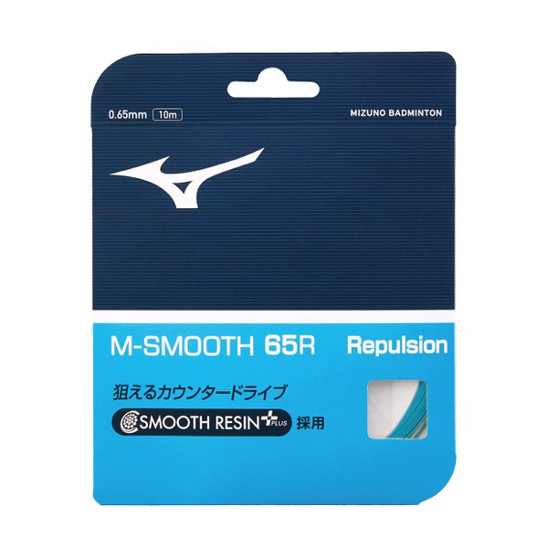 M-SMOOTH 65R Badminton String (Blue)