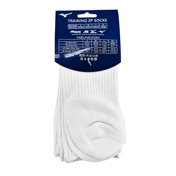 Mizuno Training Socks (3 pairs/pack)