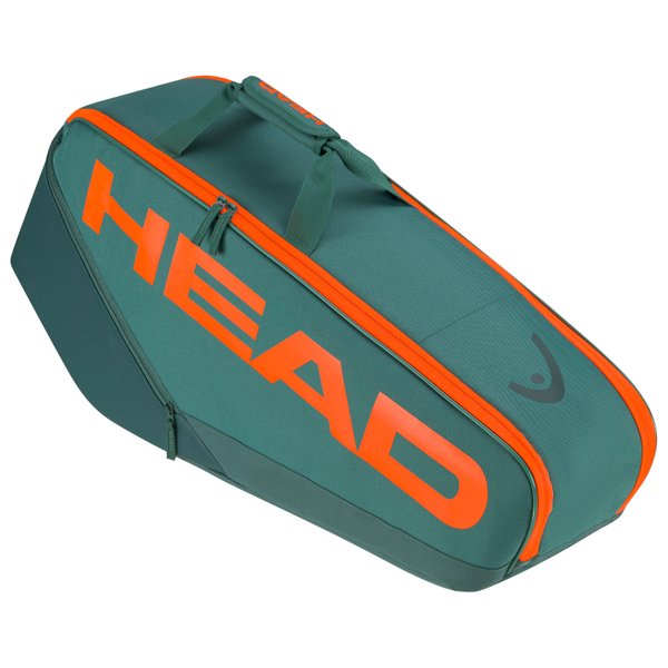 Pro Racquet Bag L (Dark Cyan/Fluorescent Orange)