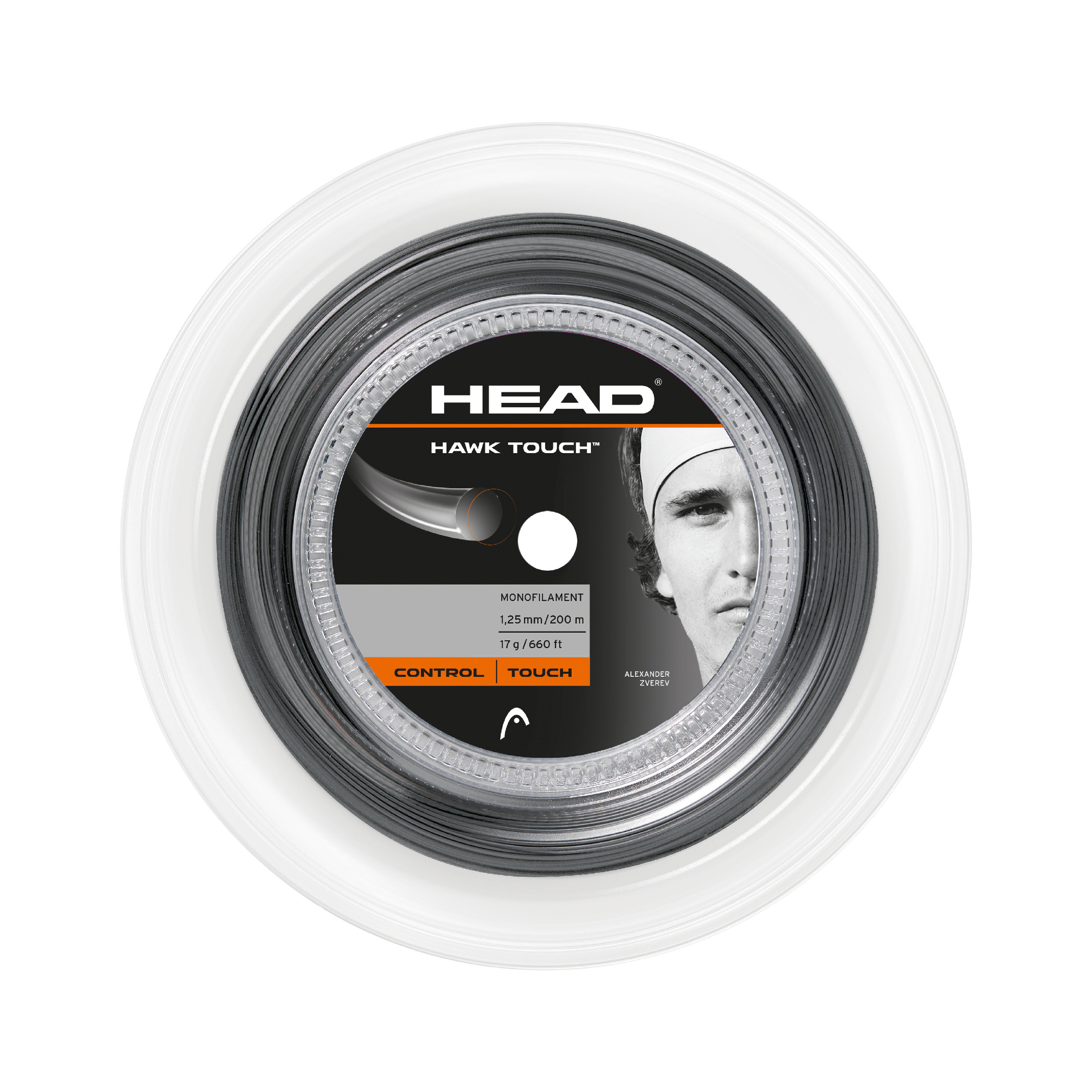 Hawk String Hawk Touch Tennis String Reel (200m) (Anthracite) | Apex Active