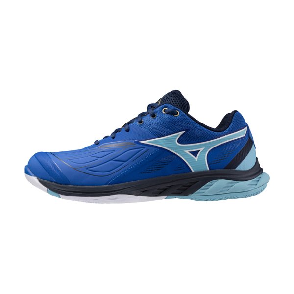24AW Wave Fang 2 Badminton Shoe (Mugen Blue/White/River Blue) [Unisex]