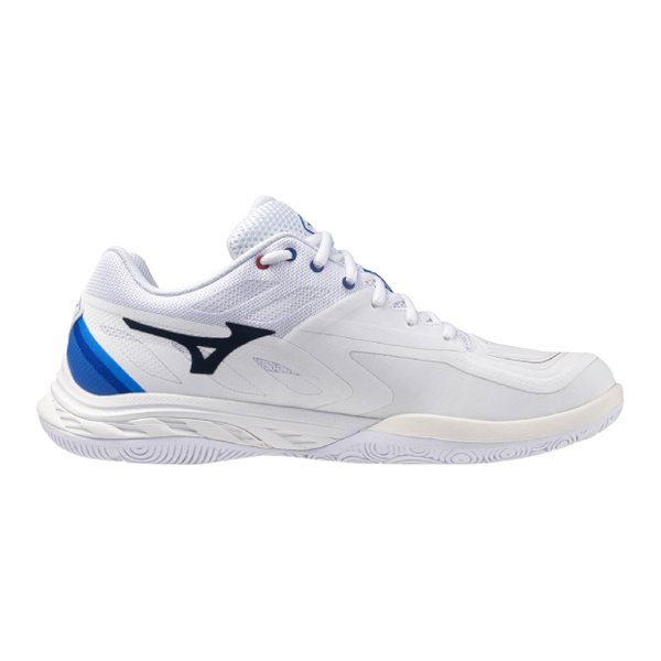 24AW Wave Fang 2 Badminton Shoe (White/Dress Blues/Baseball Blue) [Unisex]