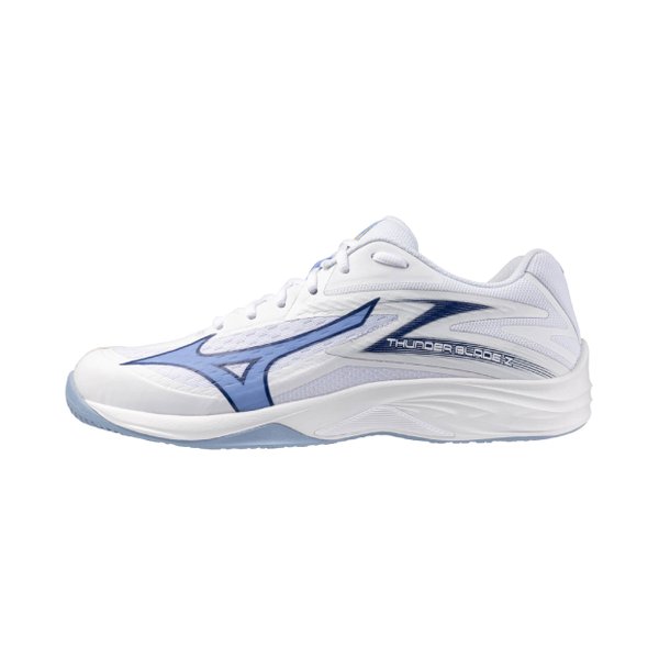 25SS Thunder Blade Z Volleyball Shoe (White/Bellwether Blue/Bel Air Blue) [Unisex]