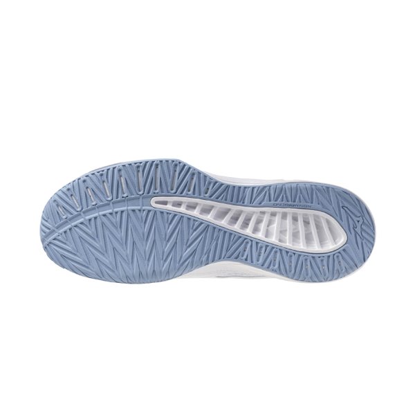 25SS Thunder Blade Z Volleyball Shoe (White/Bellwether Blue/Bel Air Blue) [Unisex]