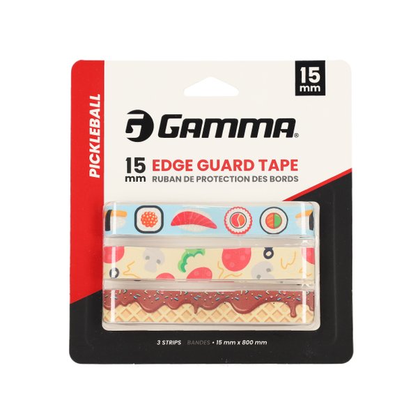 Pickleball Paddle Edge Guard Tape (15mm x 3pc) (Tasty)