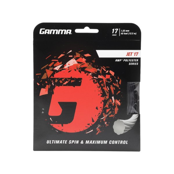 GAMMA Jet Tennis String Set (Black)