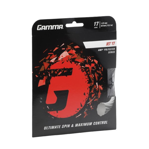 GAMMA Jet Tennis String Set (Black)