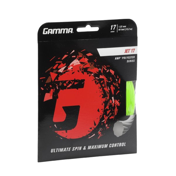 GAMMA Jet Tennis String Set (Lime)