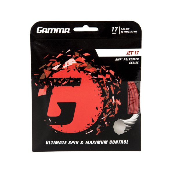 GAMMA Jet Tennis String Set (Red)