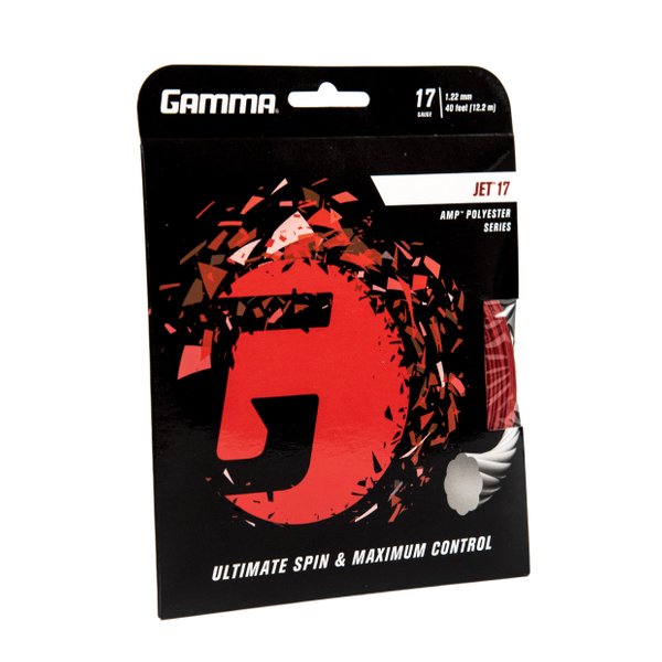 GAMMA Jet Tennis String Set (Red)