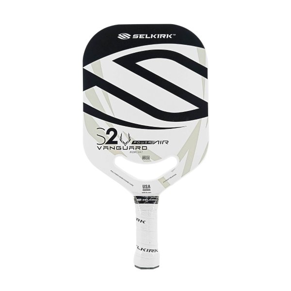 Vanguard Power Air S2 Pickleball Paddle (Black/White)