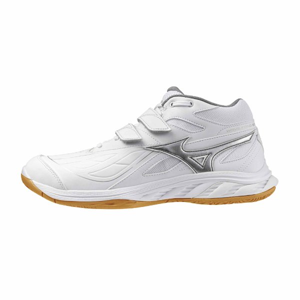 25AW Wave Fang ST Badminton Shoe (White/Silver) [Unisex]