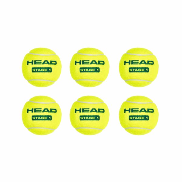 STAGE 1 Green Junior Tennis Ball (6 Balls)
