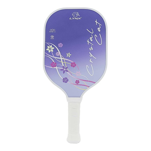 Crystal Cat Pickleball Paddle (Purple)