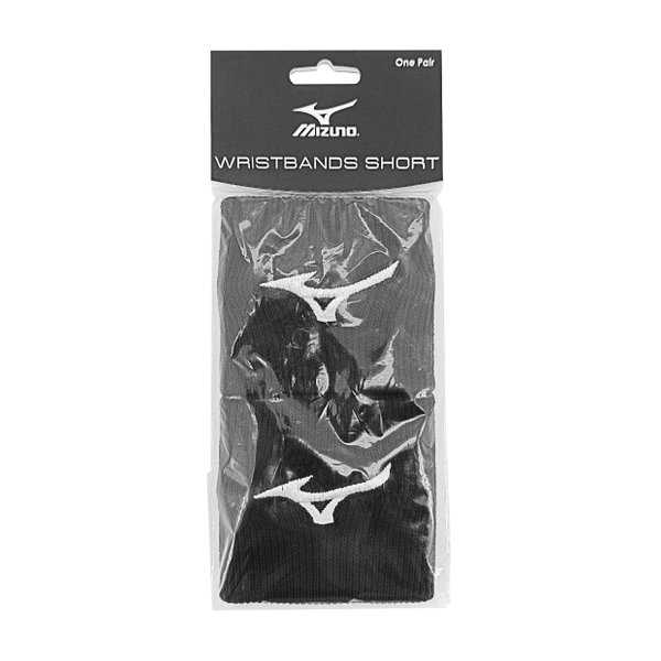 Short Wristbands (1 pair) (Black)