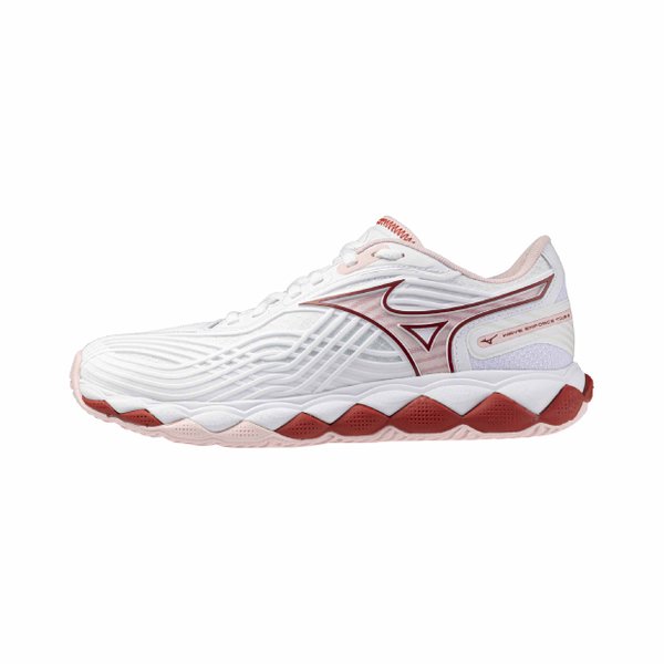 26SS Wave Enforce Tour 2 AC Tennis / Pickleball Shoe (White / Pinkesque / Barbados Cherry) [Women's]