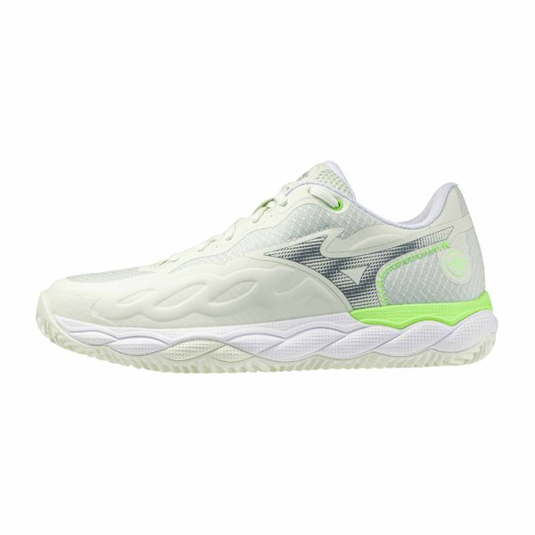 26SS Wave Enforce Court Padel Shoe (Phantom Green / White / Glowing Apple) [Women's]