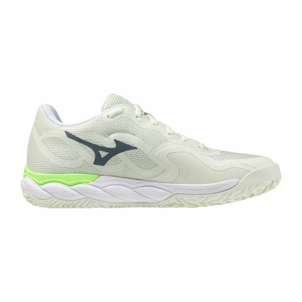 26SS Wave Enforce Court Padel Shoe (Phantom Green / White / Glowing Apple) [Women's]