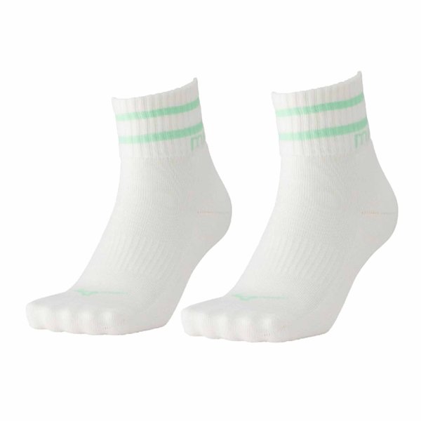 Line Socks (Short) (1 Pair) (White / Neo Mint)