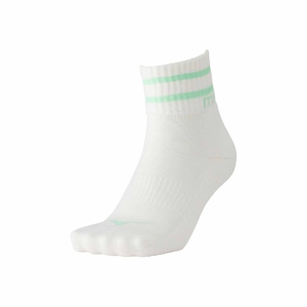 Line Socks (Short) (1 Pair) (White / Neo Mint)