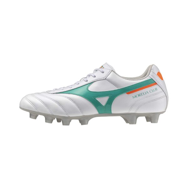 26AW Morelia II Club Football / Soccer Boots (Shoes) (White / Arcadia / Lava Orange) [Unisex]