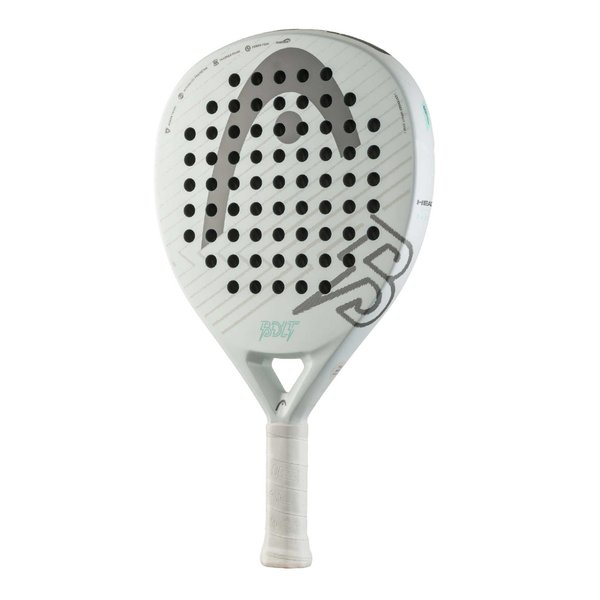 Bolt 2026 Padel Racket (White/Grey)