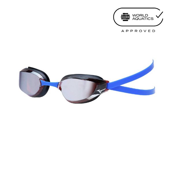 GX SONIC EYE G Racing Goggles w/ Mirror Lens (Cushioned) (Red x Dark Silver Mirror) [Limited Edition]