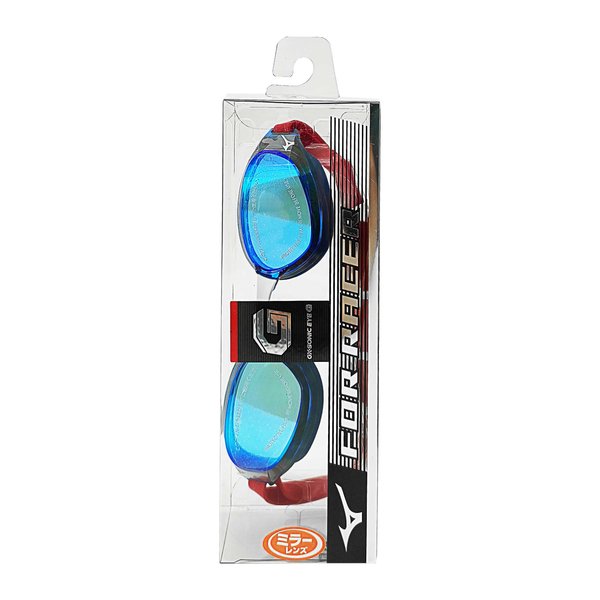 GX SONIC EYE G Racing Goggles w/ Mirror Lens (Cushioned) (Navy x Blue Mirror TV: 32%)