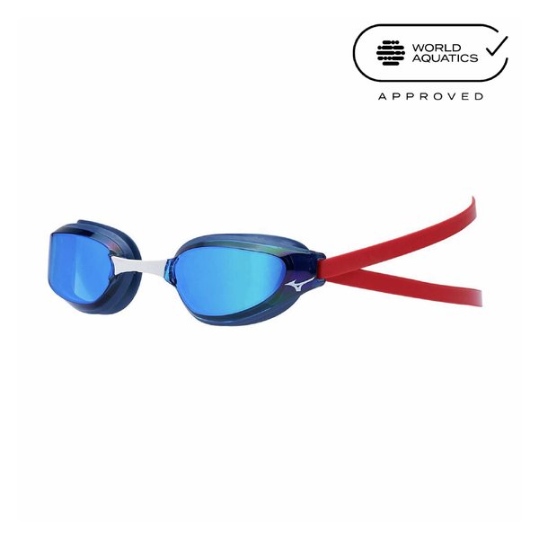 GX SONIC EYE G Racing Goggles w/ Mirror Lens (Cushioned) (Navy x Blue Mirror TV: 32%)