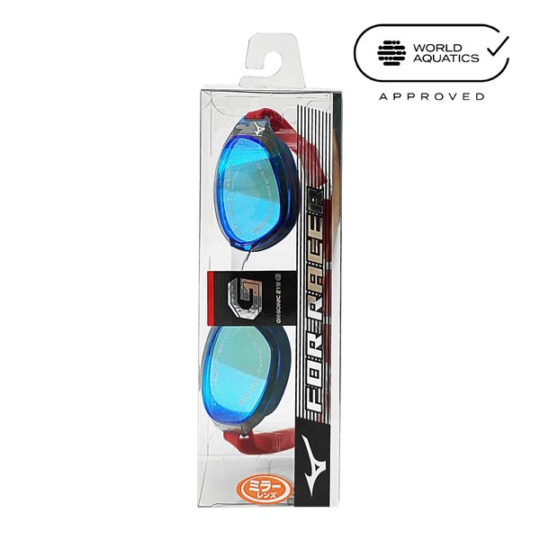 GX SONIC EYE G Racing Goggles w/ Mirror Lens (Cushioned) (Navy x Blue Mirror TV: 32%)
