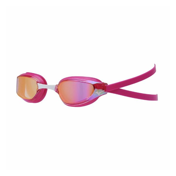 GX SONIC EYE G Racing Goggles w/ Mirror Lens (Cushioned) (Light Pink x Ruby Mirror TV: 62%)