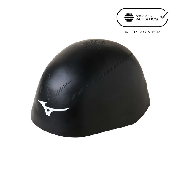 GX SONIC RC+ Racing Swim Cap (50 - 59 cm) (Black)