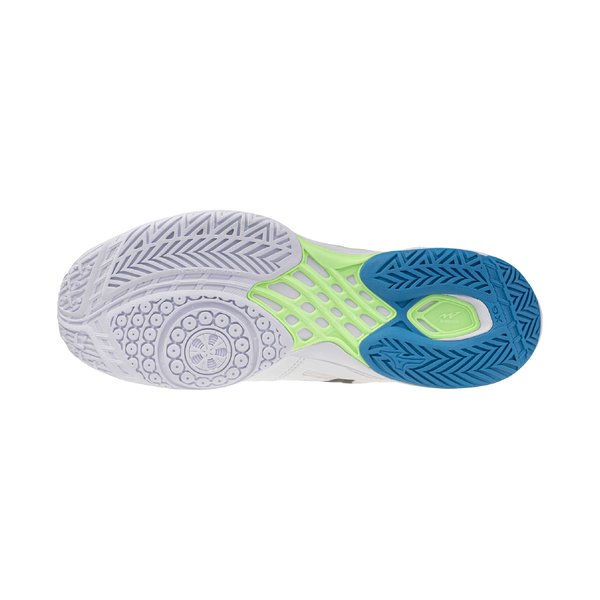 26AW Wave Claw 4 Badminton Shoe (White / Black / Pistachio Green) [Unisex]