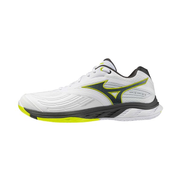 26AW Wave Fang 3 Badminton Shoe (White / Black Oyster / Evening Primrose) [Unisex]