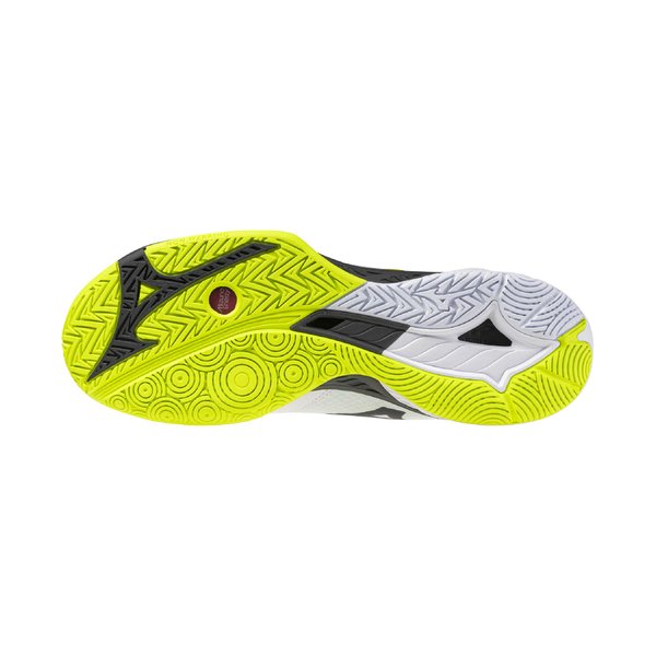 26AW Wave Fang 3 Badminton Shoe (White / Black Oyster / Evening Primrose) [Unisex]