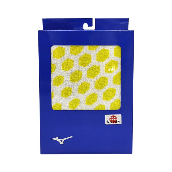 Sports Towel (White / Safety Yellow)