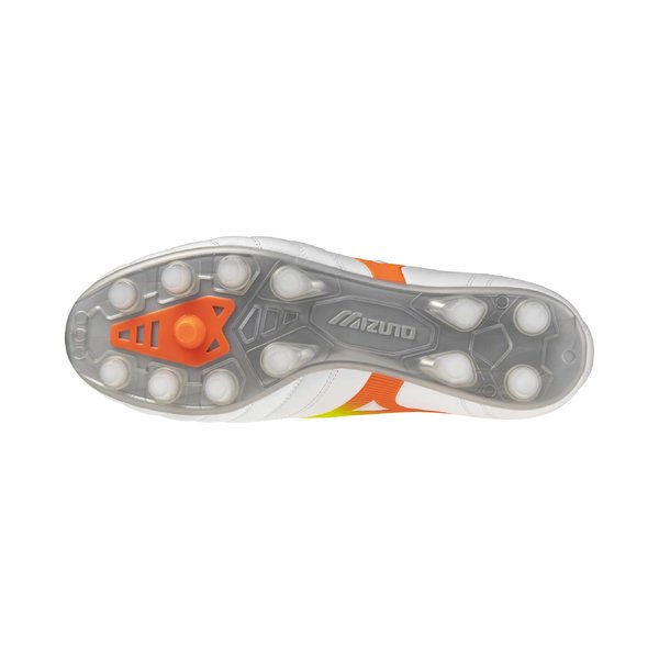 26AW Monarcida Neo III Wide Pro Football / Soccer Boots (Shoes) (White / Evening Primrose / Lava Orange) [Unisex]