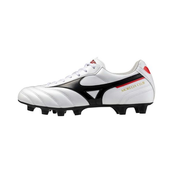 26AW Morelia II Club Football / Soccer Boots (Shoes) (White / Black / Chinese Red) [Unisex]