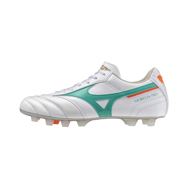 26AW Morelia II Pro Football / Soccer Boots (Shoes) (White / Arcadia / Lava Orange) [Unisex]