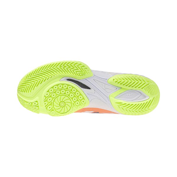 26AW Wave Claw EL 2 Badminton Shoe (Flamingo Coral / Wild Wind / Lime Pulp) [Unisex]