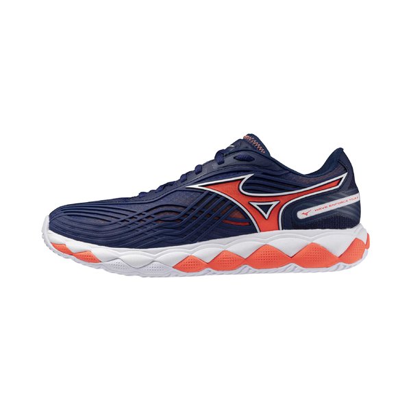 26AW Wave Enforce Tour 2 AC Tennis / Pickleball Shoe (Beacon Blue / White / Lava Orange) [Unisex]