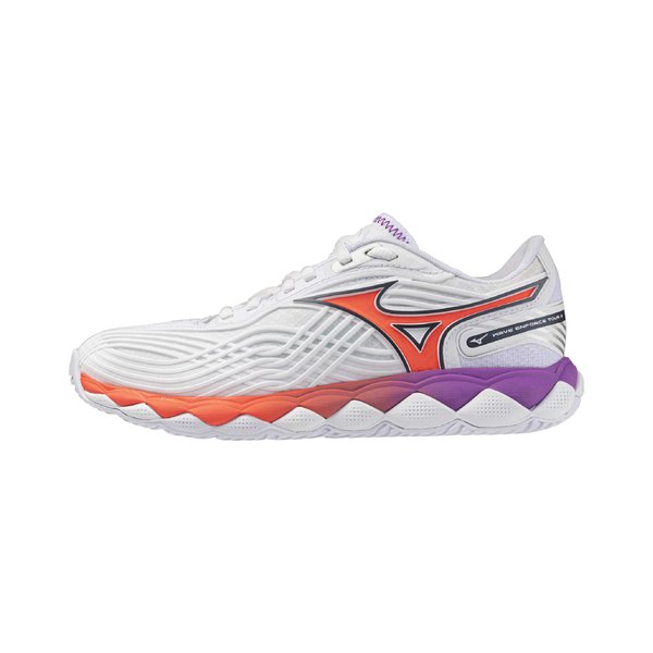 26AW Wave Enforce Tour 2 AC Tennis / Pickleball Shoe (White / Lava Orange / Dahlia) [Women's]