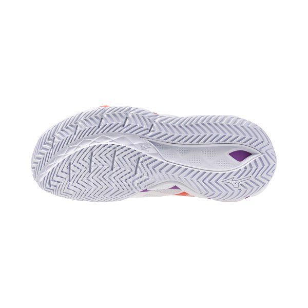 26AW Wave Enforce Tour 2 AC Tennis / Pickleball Shoe (White / Lava Orange / Dahlia) [Women's]