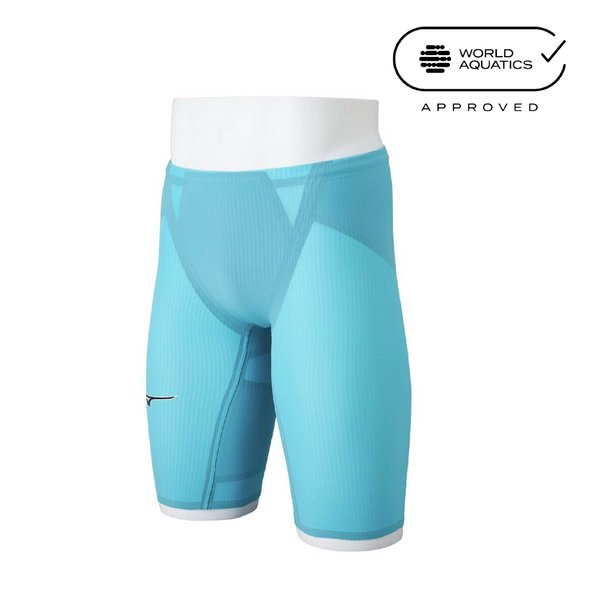 GX SONIC 6 CR Racing Half Spats (Black x Turquoise) (Men's)