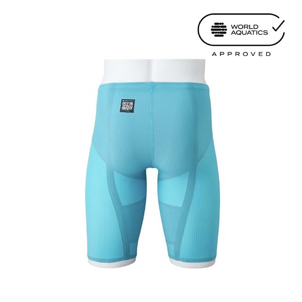 GX SONIC 6 CR Racing Half Spats (Black x Turquoise) (Men's)